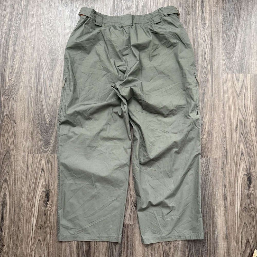 Vintage Rusty Pants Khaki Olivr Cargo Baggy Rave Surf Skate Y2K Men's 38x29 - Picture 3 of 8